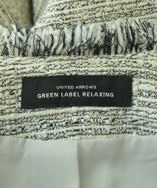 green label relaxing（グリーンレーベルリラクシング）ノーカラージャケット 白 サイズ:36(S位) レディース/2200718664022