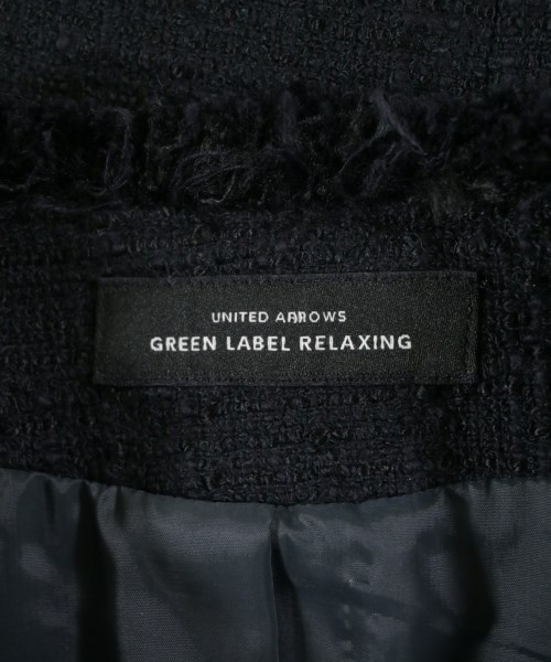 green label relaxing（グリーンレーベルリラクシング）ノーカラージャケット 紺 サイズ:36(S位) レディース/2200718664046