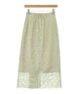 green label relaxing（グリーンレーベルリラクシング）ロング・マキシ丈スカート カーキ サイズ:36(S位) レディース/2200719221040