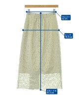 green label relaxing（グリーンレーベルリラクシング）ロング・マキシ丈スカート カーキ サイズ:36(S位) レディース/2200719221040