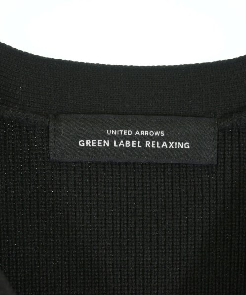 green label relaxing（グリーンレーベルリラクシング）カーディガン 黒 サイズ:F レディース/2200719492051