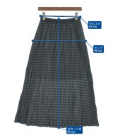 green label relaxing（グリーンレーベルリラクシング）ロング・マキシ丈スカート グレー サイズ:-(S位) レディース/2200720664096