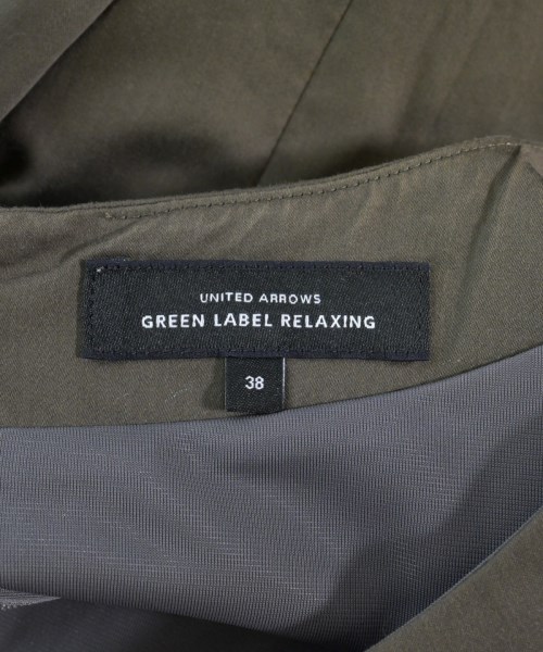 green label relaxing（グリーンレーベルリラクシング）ワンピース カーキ サイズ:38(M位) レディース/2200725153021