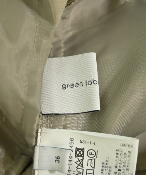 green label relaxing（グリーンレーベルリラクシング）スラックス 緑 サイズ:36(S位) レディース/2200721780054