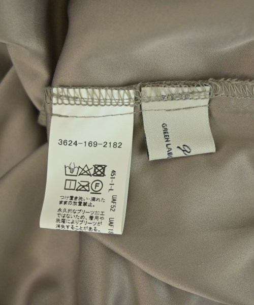 green label relaxing（グリーンレーベルリラクシング）ロング・マキシ丈スカート ベージュ サイズ:-(M位) レディース/2200722310045