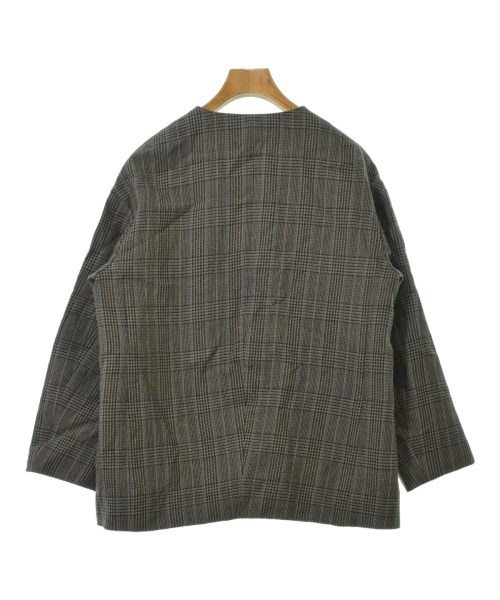 green label relaxing（グリーンレーベルリラクシング）ノーカラージャケット 茶 サイズ:38(M位) レディース/2200722003077
