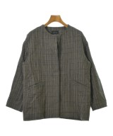 green label relaxing（グリーンレーベルリラクシング）ノーカラージャケット 茶 サイズ:38(M位) レディース/2200722003077