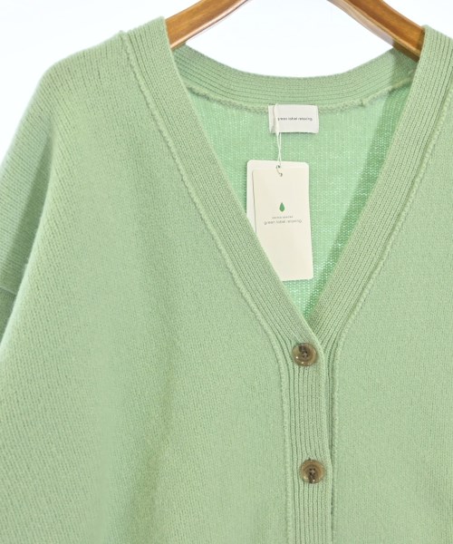 green label relaxing（グリーンレーベルリラクシング）カーディガン 緑 サイズ:F レディース/2200727412010