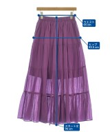 green label relaxing（グリーンレーベルリラクシング）ロング・マキシ丈スカート 紫 サイズ:-(M位) レディース/2200728423039