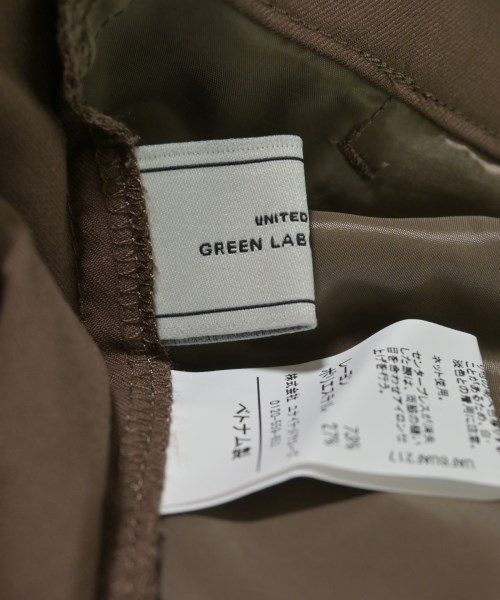 green label relaxing（グリーンレーベルリラクシング）スラックス 茶 サイズ:36(S位) レディース/2200719989025