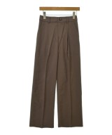 green label relaxing（グリーンレーベルリラクシング）スラックス 茶 サイズ:36(S位) レディース/2200719989025