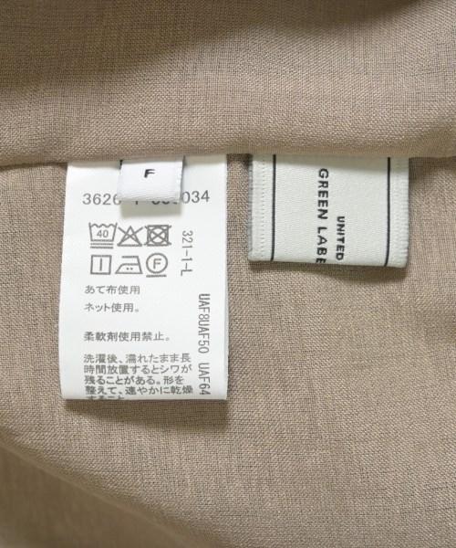 green label relaxing（グリーンレーベルリラクシング）ワンピース ベージュ サイズ:F レディース/2200728986015