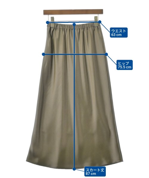 green label relaxing（グリーンレーベルリラクシング）ロング・マキシ丈スカート ベージュ サイズ:36(S位) レディース/2200675724036
