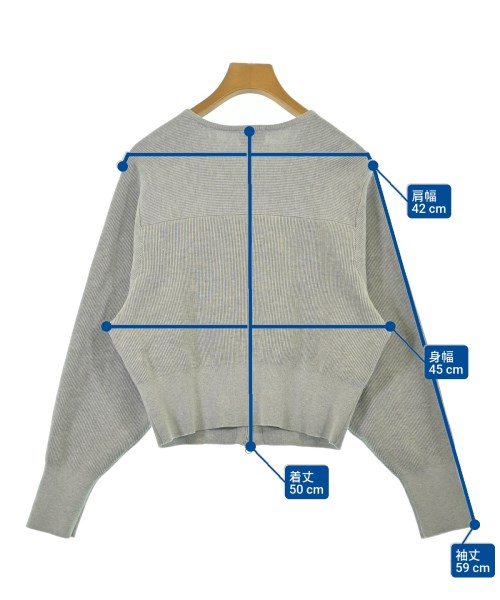 green label relaxing（グリーンレーベルリラクシング）ニット・セーター グレー サイズ:-(M位) レディース/2200678760017