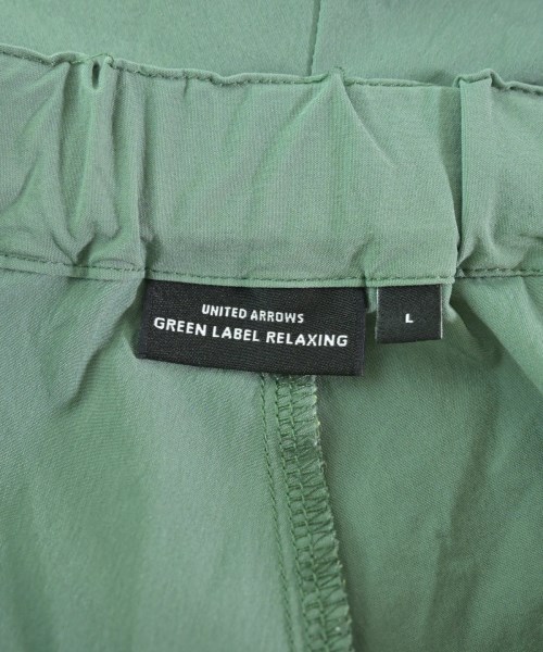 green label relaxing（グリーンレーベルリラクシング）ショートパンツ 緑 サイズ:L レディース/2200678525166