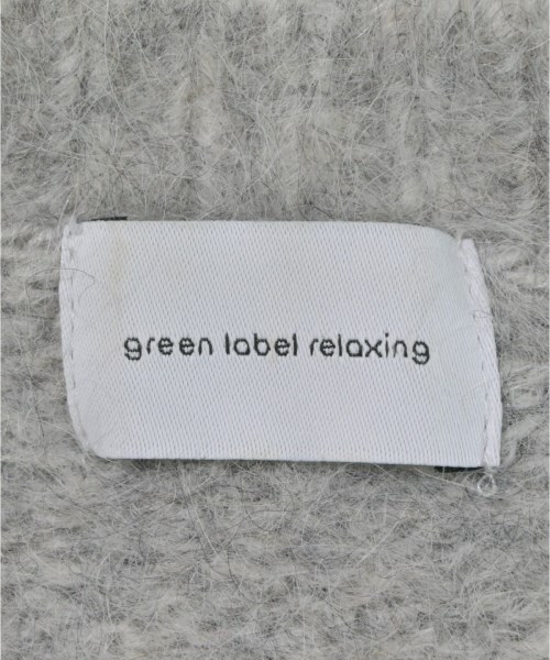 green label relaxing（グリーンレーベルリラクシング）ニット・セーター グレー サイズ:F レディース/2200680894083