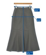 green label relaxing（グリーンレーベルリラクシング）ロング・マキシ丈スカート 茶 サイズ:36(S位) レディース/2200682963152