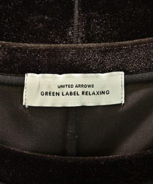 green label relaxing（グリーンレーベルリラクシング）ワンピース 茶 サイズ:F レディース/2200683994049