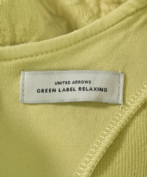 green label relaxing（グリーンレーベルリラクシング）スウェット 緑 サイズ:F レディース/2200679428145