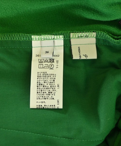 green label relaxing（グリーンレーベルリラクシング）スラックス 緑 サイズ:36(S位) レディース/2200661311066