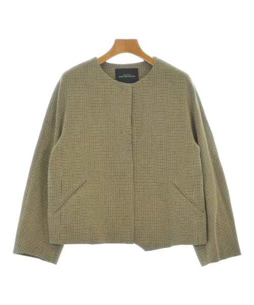 green label relaxing(グリーンレーベルリラクシング)ノーカラージャケット ベージュ サイズ:40(M位)/2200672091025