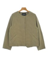 green label relaxing（グリーンレーベルリラクシング）ノーカラージャケット ベージュ サイズ:40(M位) レディース/2200672091025