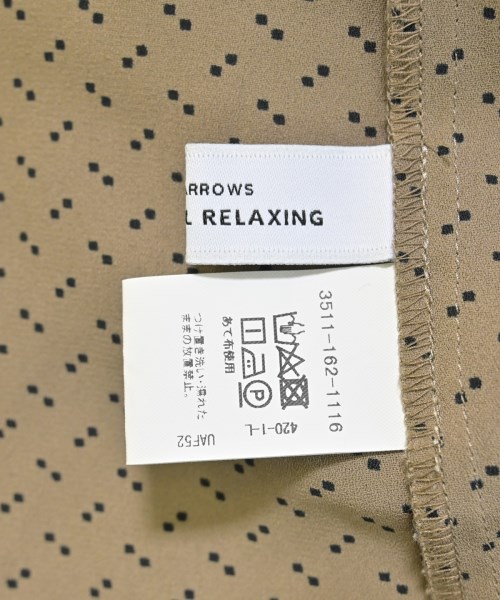 green label relaxing（グリーンレーベルリラクシング）ブラウス 茶 サイズ:F レディース/2200678831021