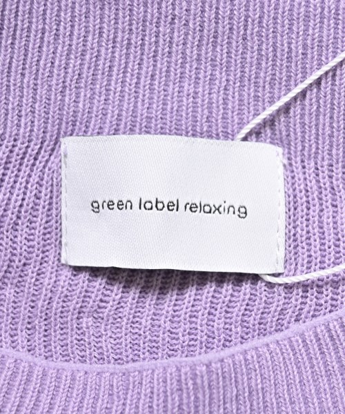 green label relaxing（グリーンレーベルリラクシング）ニット・セーター 紫 サイズ:F レディース/2200681137103