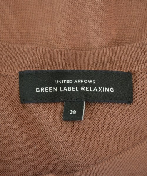 green label relaxing（グリーンレーベルリラクシング）カーディガン 茶 サイズ:38(M位) レディース/2200684927022