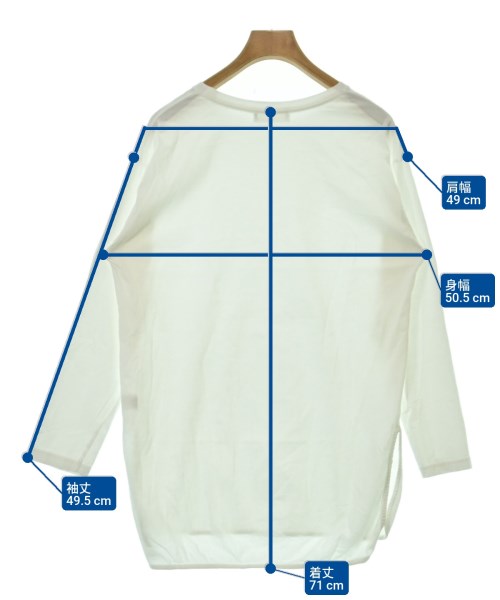 green label relaxing（グリーンレーベルリラクシング）Tシャツ・カットソー 白 サイズ:F レディース/2200680724038
