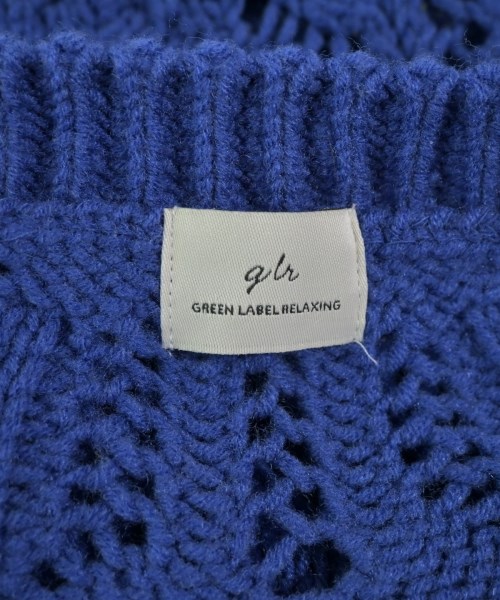 green label relaxing（グリーンレーベルリラクシング）ニット・セーター 青 サイズ:F レディース/2200680792013