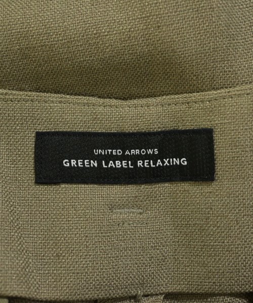 green label relaxing（グリーンレーベルリラクシング）スラックス カーキ サイズ:36(S位) レディース/2200678377093