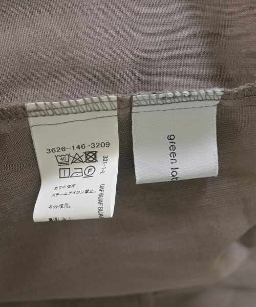green label relaxing（グリーンレーベルリラクシング）シャツワンピース 茶 サイズ:F レディース/2200685671061