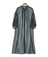 green label relaxing（グリーンレーベルリラクシング）シャツワンピース 黒 サイズ:F レディース/2200685671078