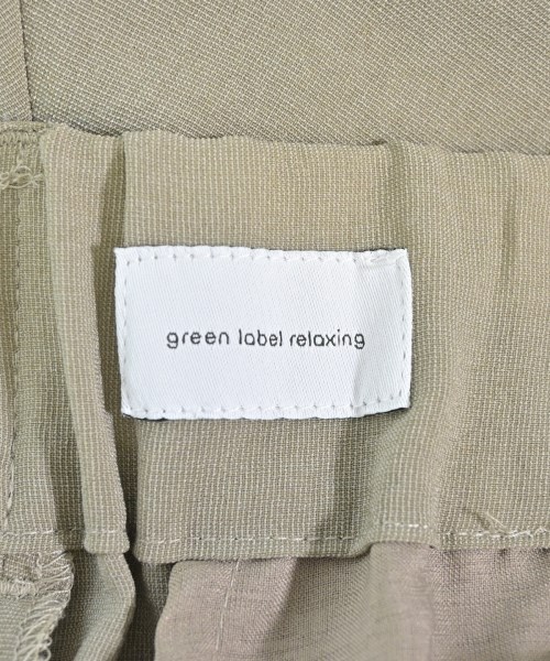 green label relaxing（グリーンレーベルリラクシング）スラックス ベージュ サイズ:40(M位) レディース/2200684066042