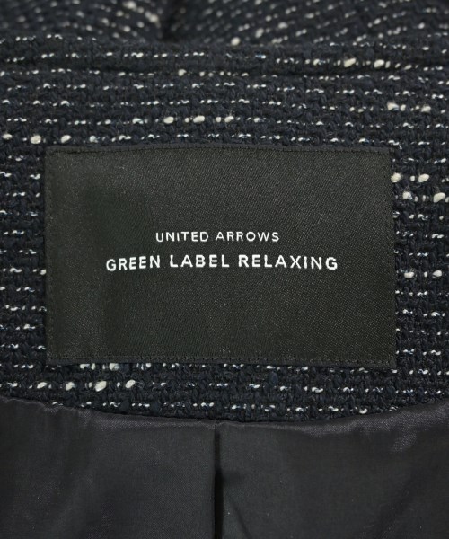 green label relaxing（グリーンレーベルリラクシング）ノーカラージャケット 紺 サイズ:38(M位) レディース/2200687699018