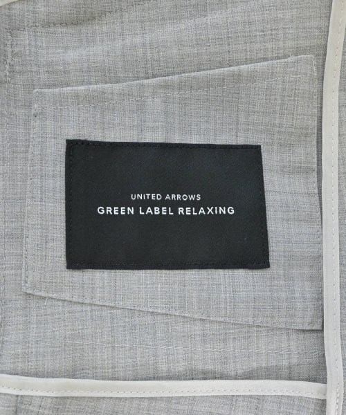 green label relaxing（グリーンレーベルリラクシング）ノーカラージャケット グレー サイズ:40(M位) レディース/2200681568013