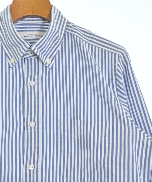 green label relaxing（グリーンレーベルリラクシング）カジュアルシャツ 青 サイズ:S レディース/2200681568051