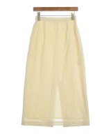 green label relaxing（グリーンレーベルリラクシング）ロング・マキシ丈スカート 黄 サイズ:-(S位) レディース/2200683001150