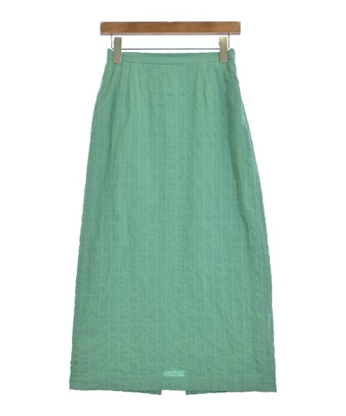 green label relaxing(グリーンレーベルリラクシング)ロング・マキシ丈スカート 緑 サイズ:-(S位)/2200683001167