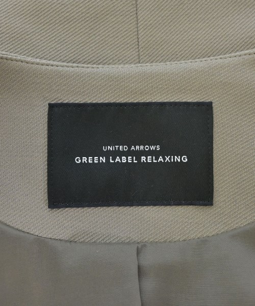 green label relaxing（グリーンレーベルリラクシング）ノーカラージャケット ベージュ サイズ:38(M位) レディース/2200684324012
