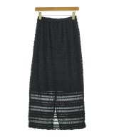 green label relaxing（グリーンレーベルリラクシング）ロング・マキシ丈スカート 黒 サイズ:-(S位) レディース/2200689165030