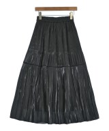 green label relaxing（グリーンレーベルリラクシング）ロング・マキシ丈スカート 黒 サイズ:-(S位) レディース/2200685910023