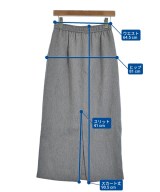 green label relaxing（グリーンレーベルリラクシング）ロング・マキシ丈スカート グレー サイズ:38(M位) レディース/2200685910030