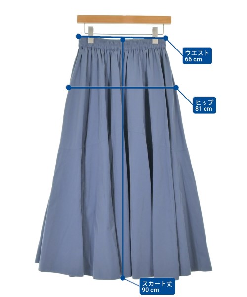 green label relaxing（グリーンレーベルリラクシング）ロング・マキシ丈スカート 青 サイズ:-(S位) レディース/2200686965015
