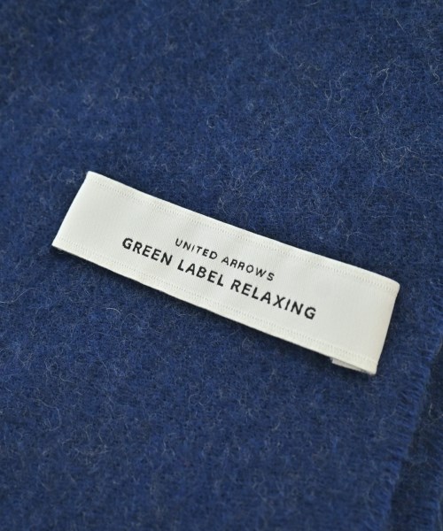 green label relaxing（グリーンレーベルリラクシング）マフラー 青 サイズ:- レディース/2200683186239