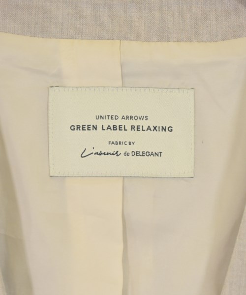 green label relaxing（グリーンレーベルリラクシング）ノーカラージャケット ベージュ サイズ:38(M位) レディース/2200687236015