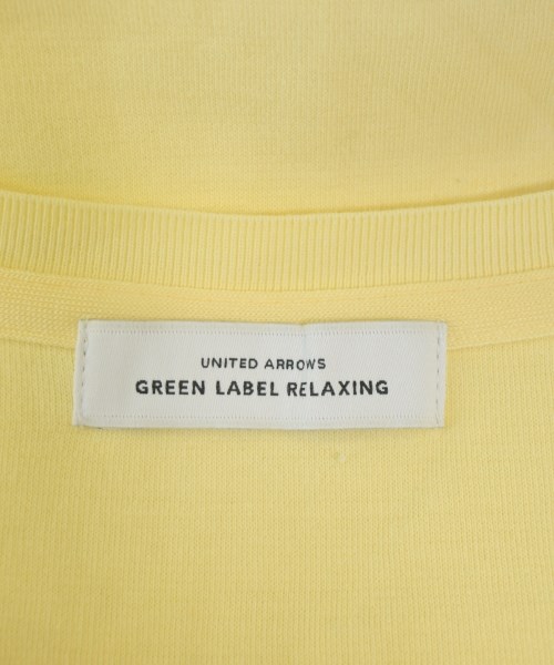 green label relaxing（グリーンレーベルリラクシング）Tシャツ・カットソー 黄 サイズ:F レディース/2200687583089