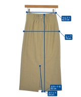 green label relaxing（グリーンレーベルリラクシング）ロング・マキシ丈スカート ベージュ サイズ:SM レディース/2200688326043