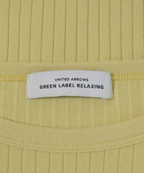 green label relaxing（グリーンレーベルリラクシング）Tシャツ・カットソー 黄 サイズ:-(XS位) レディース/2200684535012